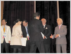 2011.10.17　ソウルでのICOI　Fellowshipの授与式に行ってきました。