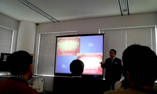 粟飯原歯科衛生士が梅田スカイビルにて次世代スプレーホワイトニングのセミナーに参加しました。
